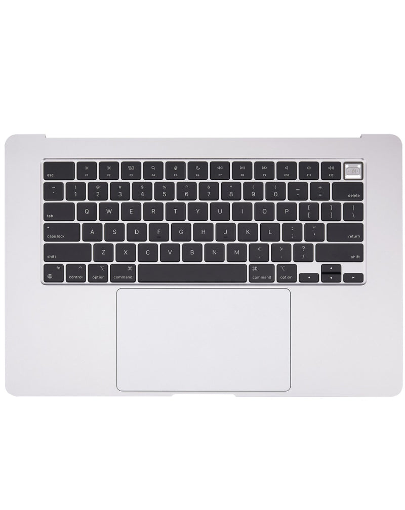 Encuentra tapas superiores con teclado US y touchpad para MacBook Air 15 (A2941 / Mid 2023) en Guatemala, ideal para reparaciones y mantenimiento en talleres especializados.