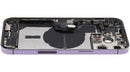 Tapa trasera con puerto de carga con cable flex iPhone 14 Pro Max (Deep Purple)
