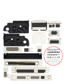 Soporte metálico y tornillos de repuesto para MacBook Air 13 (A3113/A3240), ideal para reparación.