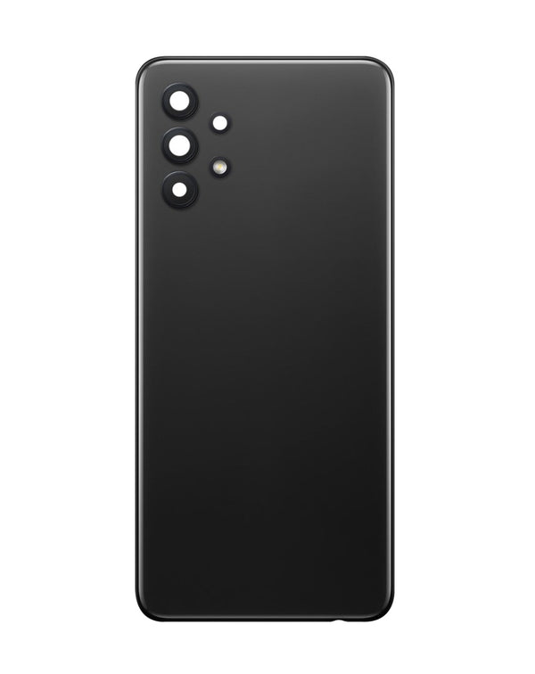 Tapa trasera original Samsung Galaxy A32 5G en color Awesome Black disponible para reparaciones en Guatemala.