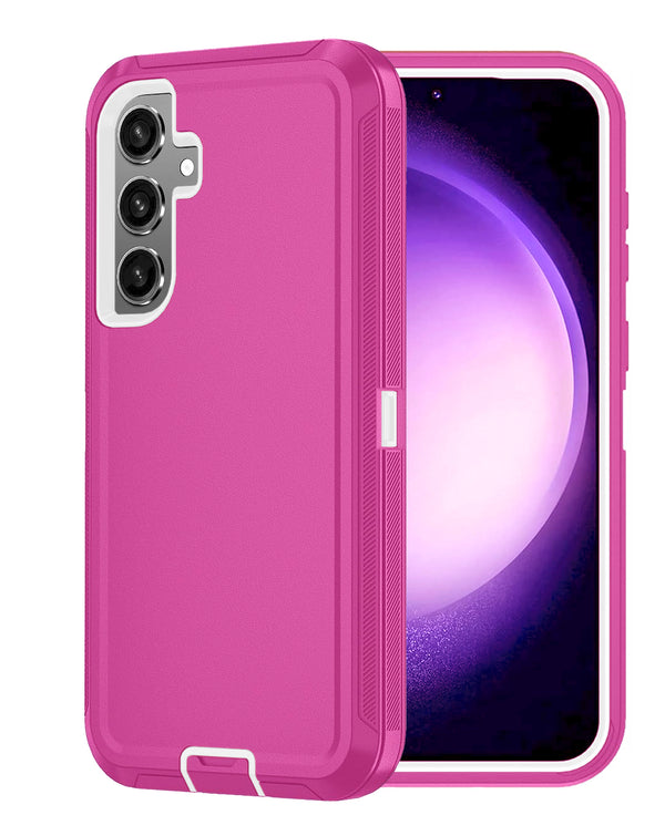 Encuentra la mejor Funda heavy duty para tu Samsung Galaxy A35 5G en Guatemala en una variedad de colores como HOT PINK & WHITE.