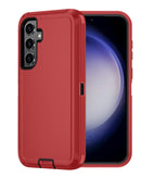Protege tu Galaxy A35 5G en Guatemala con este case heavy duty en color rojo y negro.