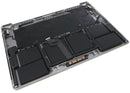 Tapa superior plateada con batería y teclado alemán ISO para MacBook Pro 16" A2141 (2019), repuesto original.