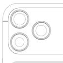 Anillo bezel de camara trasera iPhone 17 Pro / 17 Pro Max (Silver) (3 Piece Set)