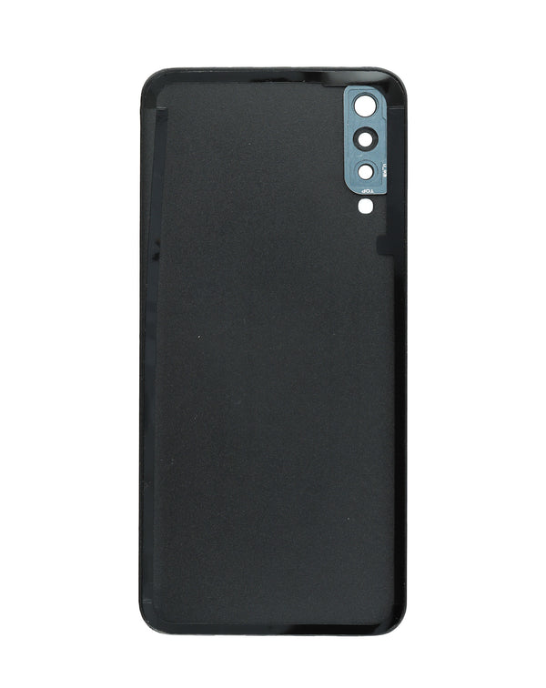 Tapa trasera original Samsung Galaxy A50 (A505 / 2019) en color negro, disponible en Guatemala para reparaciones de tu dispositivo.