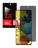 Protector de pantalla de vidrio templado de privacidad para Galaxy A51 en Guatemala - mayorista de accesorios Samsung con envío a talleres de reparación.