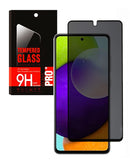 Protector de pantalla de vidrio templado Privacy para Galaxy A52 en Guatemala, mayorista de accesorios Samsung.