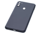 Tapa trasera negra para Samsung Galaxy A11 (SM-A115F), repuesto de carcasa para reparación de smartphone.