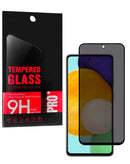 Protector de vidrio templado de privacidad para Samsung Galaxy A52 5G disponible en Guatemala, ideal para encontrar en mayoristas de accesorios y reparaciones de pantallas.