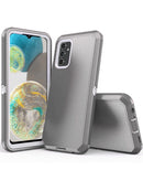 Funda heavy duty A54 5G (DARK GRAY & WHITE)