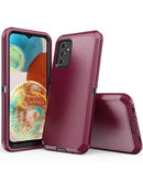 Funda robusta A54 5G (MAROON & BLACK)