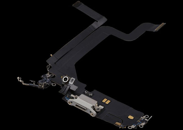 Puerto de carga para iPhone 14 Pro Max (Plata)