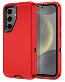 Encuentra en Guatemala el mejor estuche Heavy Duty A55 5G en color rojo y negro para proteger tu dispositivo.