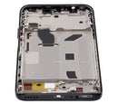 Pantalla LCD refurbished negra con marco para Huawei Nova 10Z, ideal para cambio y reparación de display.