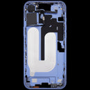 Chasis medio iPhone 16 Plus Ultramarine con botones de power y volumen, pieza de repuesto A3207 A3208.