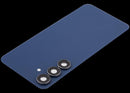 Tapa trasera azul marino para Samsung Galaxy S25 FE con lente de cámara, repuesto de vidrio trasero.