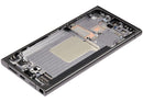 Pantalla soft OLED de repuesto para Samsung Galaxy S24 Ultra, 120Hz, con marco negro titanio.