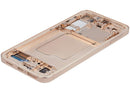 Pantalla OLED con marco para Samsung Galaxy S25 5G, color Pink Gold, para reparación de display SM-S931B.