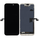 Pantalla OLED usada para iPhone 16 Pro Max A3084, con cable flex de sensor de luz, ideal para reparación de display.