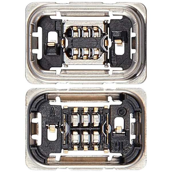 Encuentra el conector IC FPC de antena 5G compatible para iPhone 14 / 14 Plus / 15 / 15 Plus (6 pines) en Guatemala para reparaciones de iPhone en talleres autorizados.