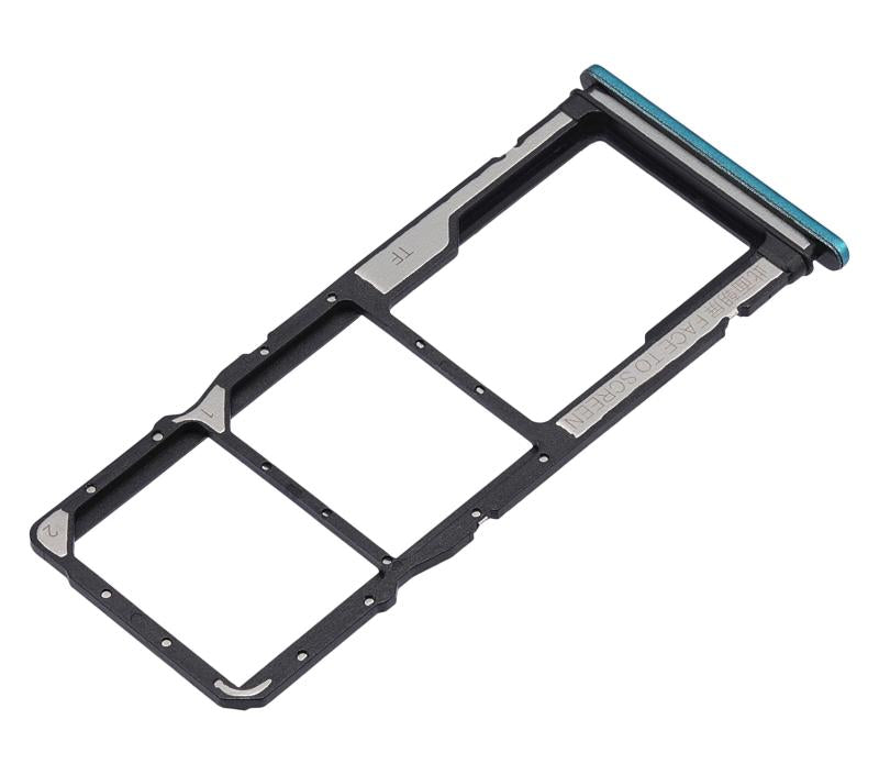 Bandeja de tarjeta Dual SIM para Xiaomi Redmi 9 / Poco M2 (Verde) en Guatemala.