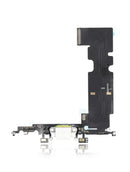 Botón de inicio con puerto de carga plateado para iPhone 8 (A1863, A1905, A1906, A1907), repuesto para reparación.