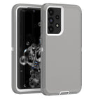 Funda Heavy Duty Samsung Galaxy A72 5G (Gris & Blanco)