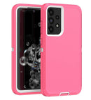 Heavy Duty Case Galaxy A72 5G (LIGHT PINK & WHITE)