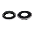 Pack de 10 lentes de cámara trasera blancos con bracket y bisel para iPhone 12 y 12 Mini.