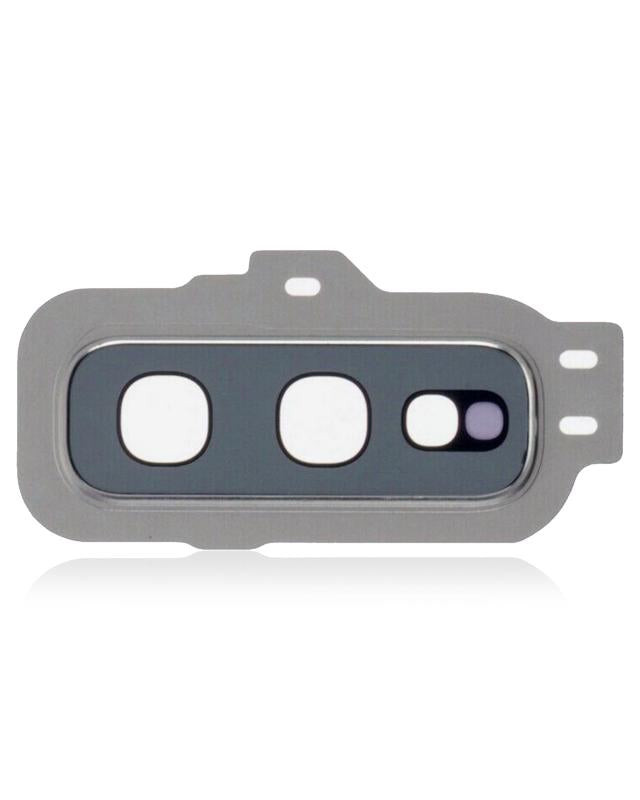 Lente de camara trasera con aro de bisel para Samsung Galaxy S10E (Blanco Prisma)