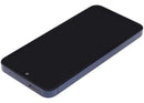 Pantalla incell azul marino con marco para Samsung Galaxy A55 (A556), ideal para reparación de display o pantalla rota.