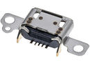 Reparación de puerto de carga con soldadura requerida para dispositivo con conector 05 pin y Micro B en Guatemala.