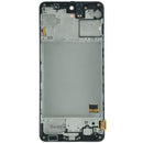 Pantalla original Samsung Galaxy M31S (M317) con marco, service pack, compatible con todos los colores para reparación.
