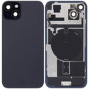 tapa trasera con MagSafe, NFC y flex de linterna OEM iPhone 15 Plus (Negro)