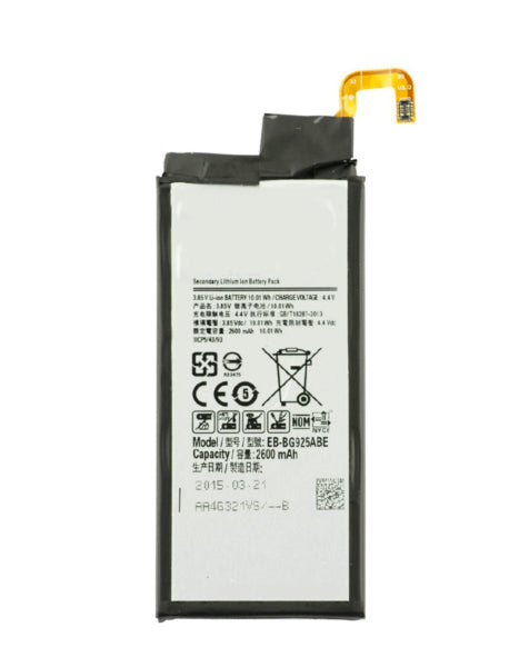 Batería Galaxy S6 Edge original de 2600mAh disponible en Guatemala.