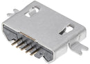 Reparación de puerto de carga con soldadura requerida en Guatemala para 05 Pin Micro B con 2 puntos de anclaje, ideal para profesionales y mayoristas de componentes electrónicos usados.