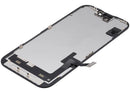 Pantalla OLED usada OEM para iPhone 15 con cable flex de sensor de luz, ideal para reparación de pantalla rota.