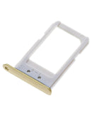 Encuentra la bandeja SIM en color Gold Platinum para Samsung Galaxy S6 Edge Plus en Guatemala, ideal para reparaciones y reemplazos en talleres de telefonía.