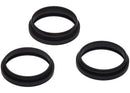 Aro de bezel negro para cámara trasera de iPhone 15 Pro Max (A2849, A3105, A3106, A3108) repuesto Apple.