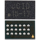 Chip IC Face ID JCID para iPhone 15-17, integrado, visible en placa base. Repuesto para reparación.
