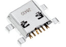 Puerto de carga Micro B 06 Pin con 4 puntos de anclaje para soldar