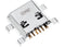 Puerto de carga Micro B 06 Pin con 4 puntos de anclaje para soldar