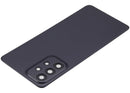 Tapa trasera negra para Samsung Galaxy A33 5G (SM-A336B) con lente de cámara, repuesto de reparación.