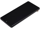 Pantalla OLED refurbished gris con marco para Xiaomi 12 Pro/12S Pro, repuesto de display para reparación.