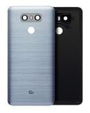 Tapa trasera de cristal con adhesivo para LG G6 (Plata Hielo Platino)