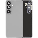 Tapa trasera plateada para Samsung Galaxy S26 con lente de cámara, repuesto de reparación.