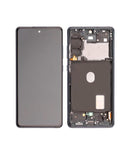 Pantalla OLED con marco para Samsung Galaxy S20 FE 4G / 5G (Original Usado: Grado A) (Cloud Navy)
