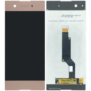 Pantalla LCD rosa original Sony Xperia XA1 sin marco, repuesto para reparación de display G3112, G3116.
