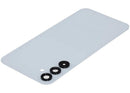 Tapa trasera azul mágica para Samsung Galaxy A15 5G (A156), con lente de cámara, repuesto Aftermarket Plus.