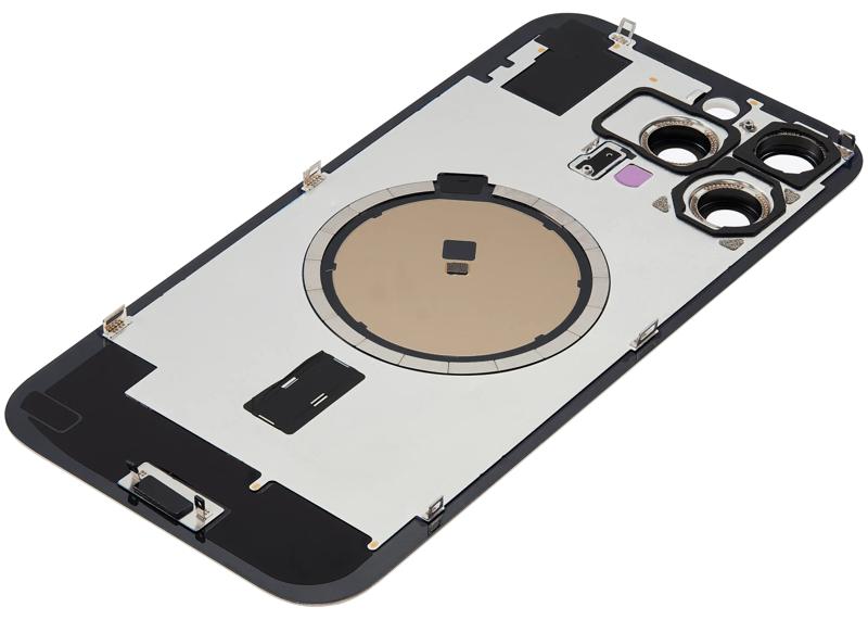 Compra tu tapa trasera con placa de acero con imán MagSafe preinstalado para iPhone 16 Pro Max en Guatemala, repáralo en los talleres autorizados de Apple.
